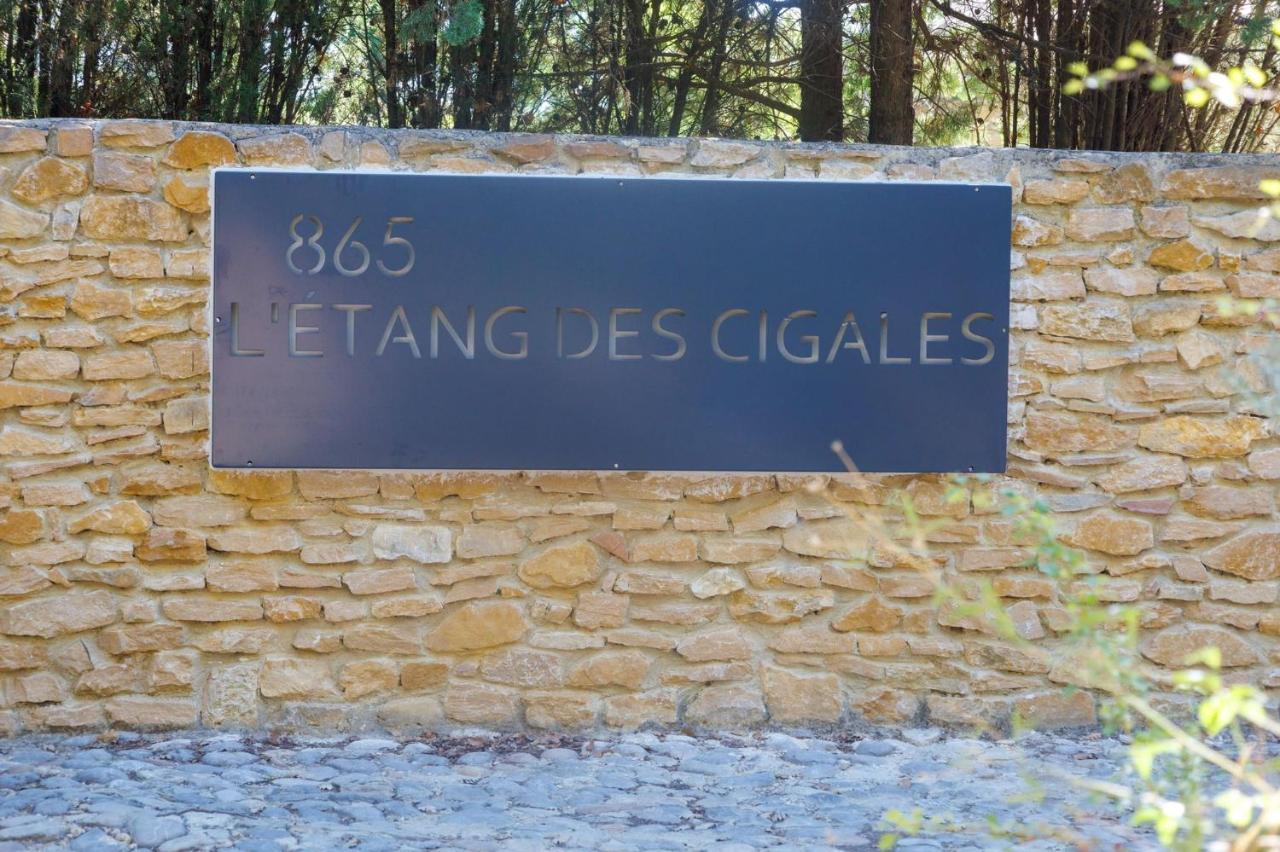 L'Etang Des Cigales Daire Uchaux Dış mekan fotoğraf