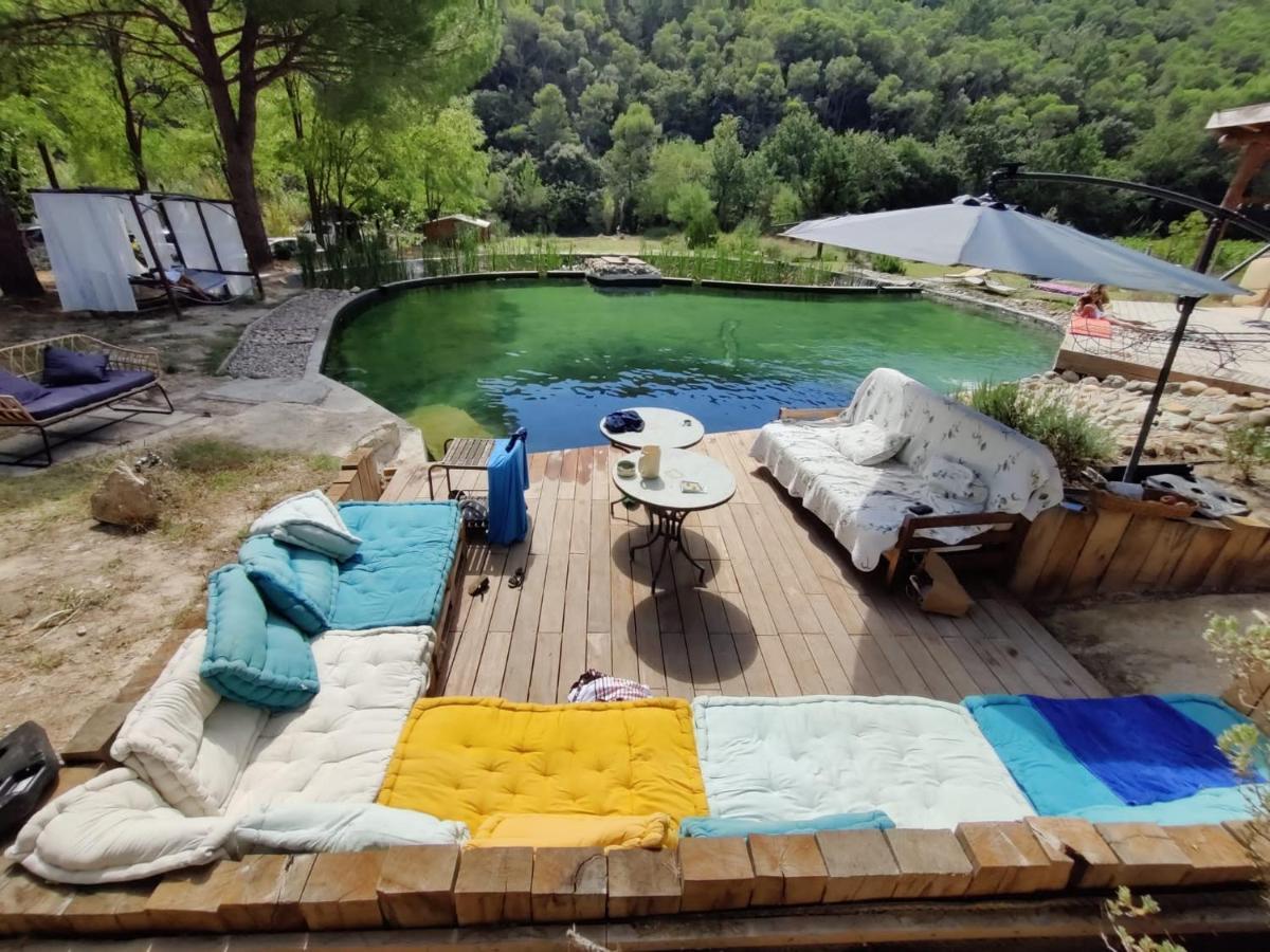 L'Etang Des Cigales Daire Uchaux Dış mekan fotoğraf